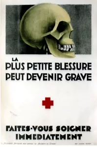 Original vintage poster SMALLEST WOUND BIG SEQUEL SCULL 1929 - Picture 1 of 1
