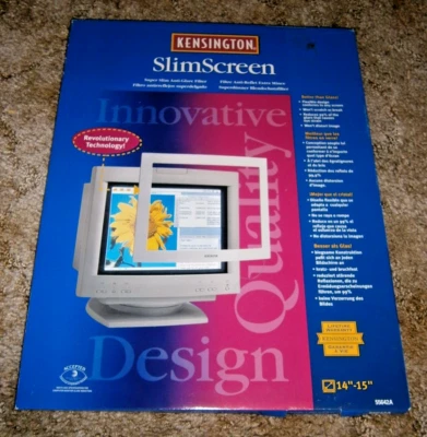 Kensington Slimscreen 14-15” Anti-glare Monitor Screen Filter **NEW** - Image 1 of 3