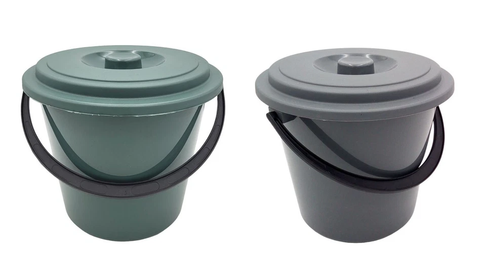 Eimer mit Deckel 5L Mülleimer Putzeimer Wassereimer Windeleimer Plastikeimer  - Bild 1 von 1