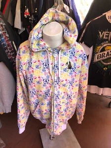 Sudadera con capucha Kanji con cremallera impresa talla L. Nueva sin etiquetas - Imagen 1 de 12