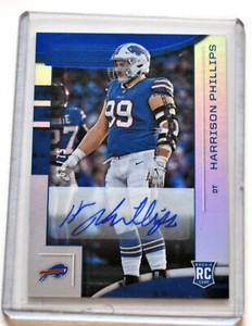 2018 Rookies & Stars Longevity Harrison Phillips /75 Auto Stanford Bills VIKINGS