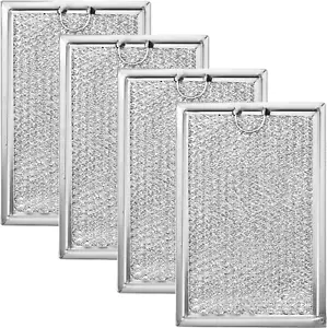Microwave Oven Grease Filter Replacement - 7-5/8 X 5 X 3/32 Inch, 4 Packs - Picture 1 of 12