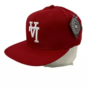 Gorra roja Kill The Hype LA Dodgers logotipo al revés liso MLB Snapback nueva de Lote Antiguo - Imagen 1 de 9