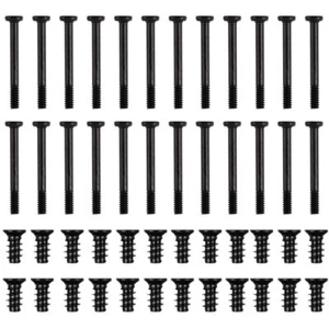 60Pcs Computer Cooling Fan Screws Flat Head Long Short Screws - Photo 1/12