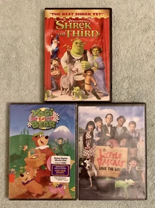 3 Lightly Used Kids DVDs ~ 3 Titles ~ Yogi The Bear Is Factory Sealed ~ !L🔴🔴K! - Picture 1 of 2