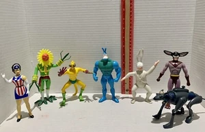 Lot Of 7, The Tick Figurine Set, 1994-1995 Bandai 5-6” Each, See Description - Picture 1 of 24
