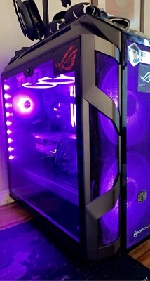 PC Specialist Gaming PC Bundle: Monitor, Controller, Headsets, i9 12900k, 3080 - Image 1 of 4