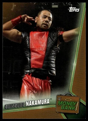 2019 Topps WWE Money in the Bank Shinsuke Nakamura #79 Bronze - Image 1 of 2