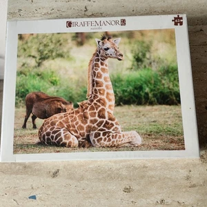 Giraffe Manor Nairobi Kenya The Safari Collection 63 Piece Jigsaw Puzzle NEW - Picture 1 of 3