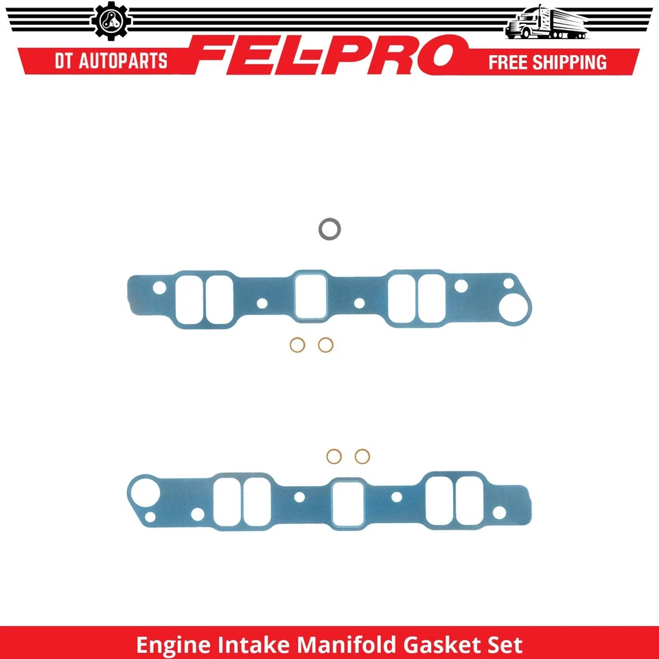 For 1971 Pontiac Ventura 5.7L V8 Engine Intake Manifold Gasket Set Lower Fel-Pro - Image 1 of 1