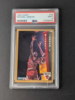 Michael Jordan 1992 Fleer #32 PSA 9 Mint - Image 1 of 2
