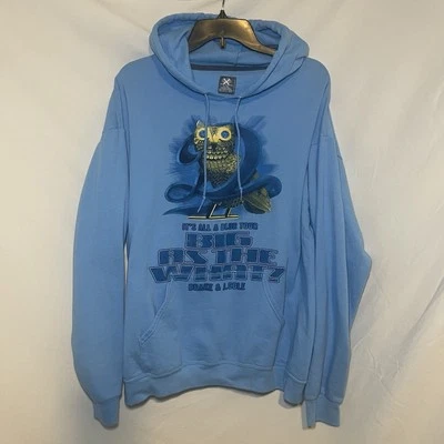 Drake J Cole As Big As The What It’s All A Blur Tour 2024 Blue Hoodie Size XL  - Image 1 of 4