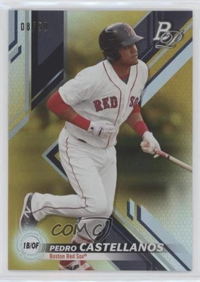 2019 Bowman Platinum Wal-Mart Top Prospects Gold Foil /50 Pedro Castellanos - Image 1 of 2