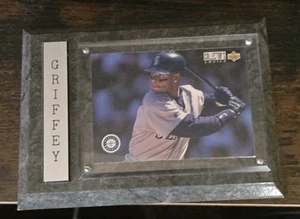 Collectors CHOICE Ken Griffey Jr. In Protective Case Mounted On Wood Plaque - Picture 1 of 4