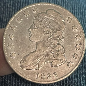1836 O-106 R3 Capped Bust Half Dollar 50C Lettered Edge - Picture 1 of 2