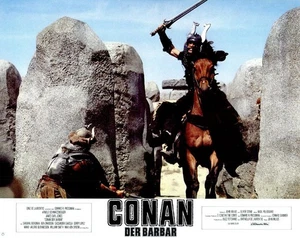 Conan der Barbar ORIGINAL Aushangfoto Arnold Schwarzenegger / James Earl Jones - Picture 1 of 1