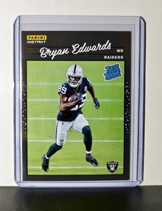 Bryan Edwards Rookie 2020 Panini NFL #30 Rated Rookie Card Las Vegas Raiders - Picture 1 of 6