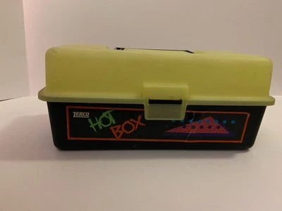 Caja de aparejos Zebco vintage verde neón años 80’s 90’s Hot Box rara Foto 1 de 4