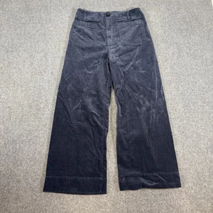 Anthropologie Maeve Hose Damen 28x25 blau The Colette weites Bein Cord - Bild 1 von 15