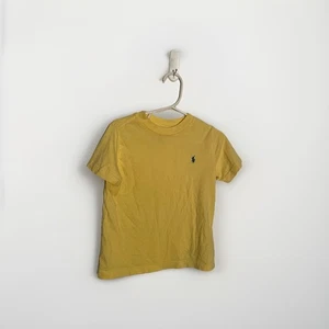 Polo Ralph Lauren Kid Boys T Shirt Yellow Cotton Top Short Sleeve Tee Size 3t - Picture 1 of 4