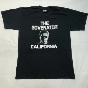 Camisa The Govenator California Arnold Schwarzenegger Terminator Camiseta Negra Talla M - Imagen 1 de 8