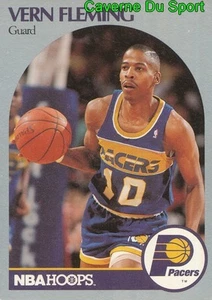 133 VERN FLEMING INDIANA PACERS CARD CARTE BASKETBALL NBA HOOPS 1990 - Picture 1 of 2