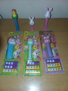 Lot of 6 Easter PEZ Candy Dispensers Lamb Bunny Baby Chick Baby Egg 3 New/Loose - Picture 1 of 7