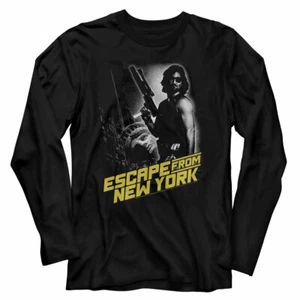 Camiseta de manga larga para hombre Escape from New York Película Serpiente Plissken - Imagen 1 de 3