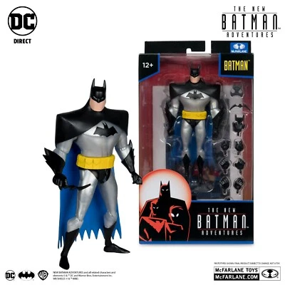 Mcfarlane The New Batman Adventures Batman (Plata) - Figura de acción de 6 pulgadas Foto 1 de 4