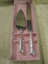 Pre-Owned Silver Plated Cake Serving Set. Hortense B. Hewitt Co.