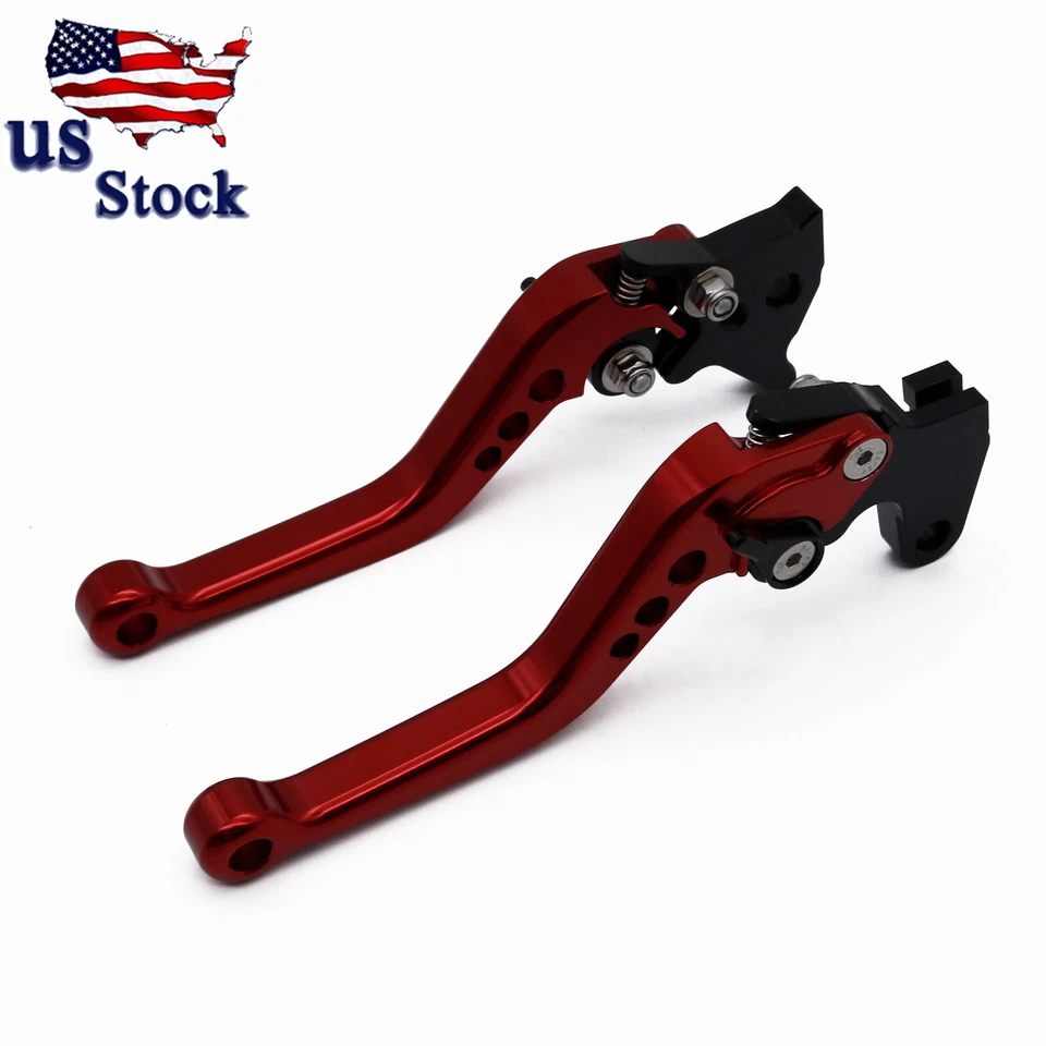 Palancas de embrague de freno de mano cortas CNC rojas para Honda GROM/MSX125 Z125 MONKEY 18-24 Foto 1 de 4