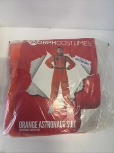 Herren Orange Astronauten Kostüm Erwachsene NASA Raumfahrer Raumanzug Kostüm M - XL - Bild 1 von 3