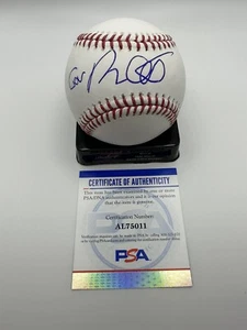 RON DESANTIS FLORIDA GOVERNOR SIGNED OMLB BASEBALL PSA COA AUTOGRAPH BLUE PEN - Picture 1 of 1