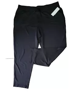 32 Degrees Pants Casual Black Athletic Elastic Drawstring Waist Pocket Women XXL - Picture 1 of 6