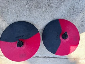 2 Alesis Nitro Mesh Red Drum Kit 10-inch Electronic Cymbal w/ Choke And Single - Picture 1 of 10