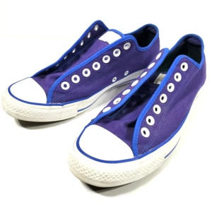 Converse All Star Low lila blau schnürlos Herrengröße 8,5 Damengröße 11 gepflegt! - Bild 1 von 9