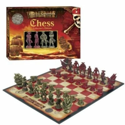 NEW Disney Pirates of The Caribbean At World's End Chess Set Collectors Edition. - Image 1 of 4
