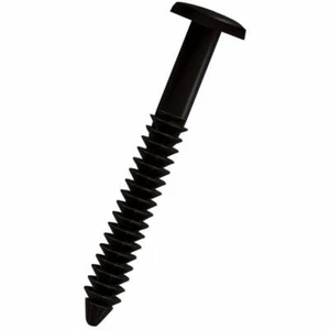 Schwarz 100er-Pack Fensterläden Panel Peg Loks 3" Rollladenverschlüsse Spikes Bulk - Bild 1 von 5