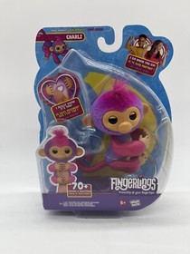 Fingerlings Interactive Baby Monkey Charli Purple 70+ Sounds & Reactions 2023