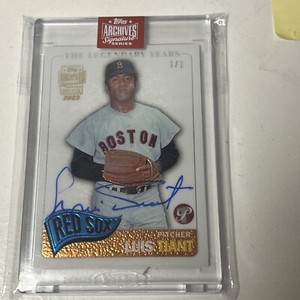 Luis Tiant 1/1 Autograph 2023 Topps Archives Boston Redsox
