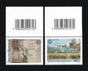 HUNGARY 2006 - UNESCO World Heritage. Stamp set with Barcode. MNH. - Picture 1 of 1