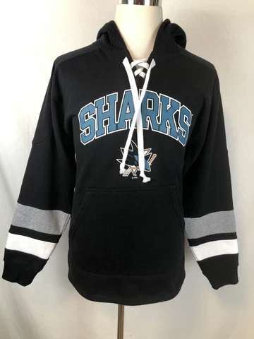 San Jose Sharks NHL Hoodie Sweat Shirt Men's Sz L Hocky Official Merchandise NWT Cover