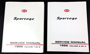Genuine Kia Sportage 1996 Service Manual 2 Volumes OEM Part # UP 960 PS 010 - Bild 1 von 11