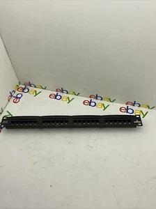 Leviton GigaMax 5e CAT5e 19" 24 Port Rack Mount Universal Patch Panel 5G596-U24 - Picture 1 of 6