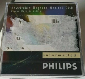 3x Philips 90mm/3.5" 1.3Gb / 1300Mb MO Magneto-Optical Disk in Sealed Jewel Case - Afbeelding 1 van 1