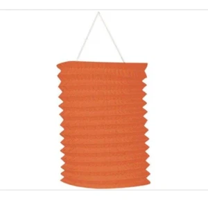 Orange Paper Lantern Garland 12Ft - Picture 1 of 3