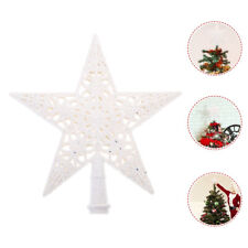  Christmas Tree Top Star Plastic Xmas Treetop Glitter Treetops