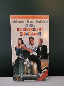 Six Degrees of Separation VHS 1994 Fill-Length Screening Cassette ~ New Sealed