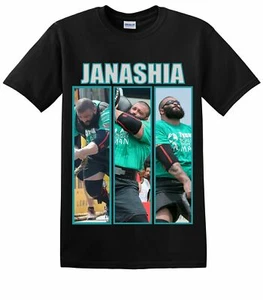 Camiseta negra del hombre más fuerte del mundo - Janashia Tri-Image (XL) ACLARAMIENTO - Imagen 1 de 2