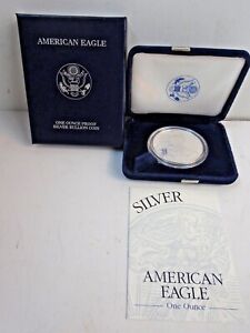  2001W American Eagle Proof Silver Dollar 